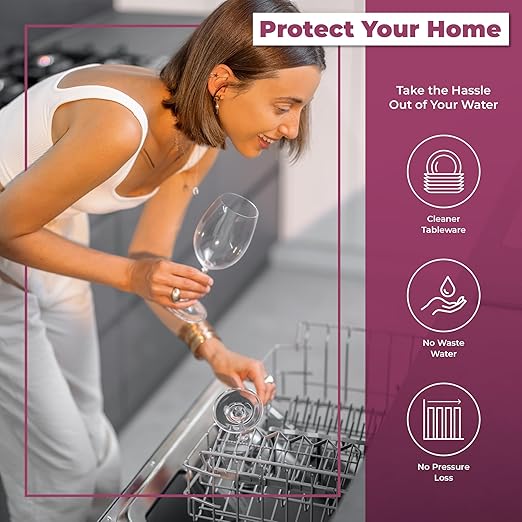 Rotek Water Systems Whole House Water Filtration System, 3-Stage Water Filter System, SED, PHO, ACB, Clean Water, Sediment, Carbon Block, & Polyphosphate Anti-Scale Filter, 20 Inch