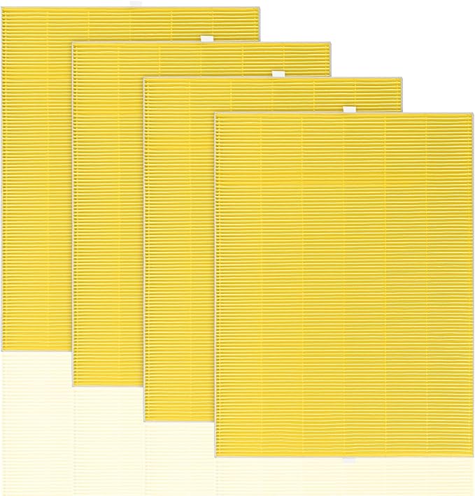 APPLIANCEMATES Upgraded 116130 HEPA Pet Care Filter H Replacement for Winix 5500-2 5510 Air Purifier, 4 Packs Ture HEPA Filter
