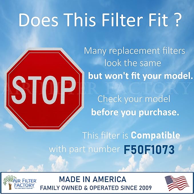 Air Filter Factory Metal Filter 203368 Replacement For Honeywell EAC F50F1073, F300E1019, 50000293-002 HVAC Furnace Aluminum Mesh Pre-Filters 2-Pack