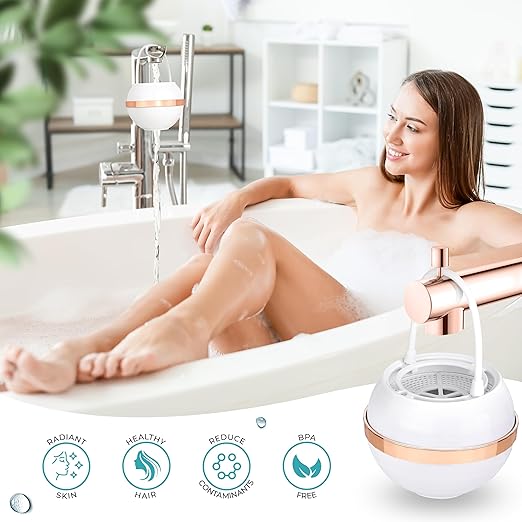 Bath Filter for Tub Faucet-11 Stage Bathtub Water Filter-Removes Contaminants, BPA Free, Purify Tub Bathwater for Healthy Skin & Hair, Baby & Kids