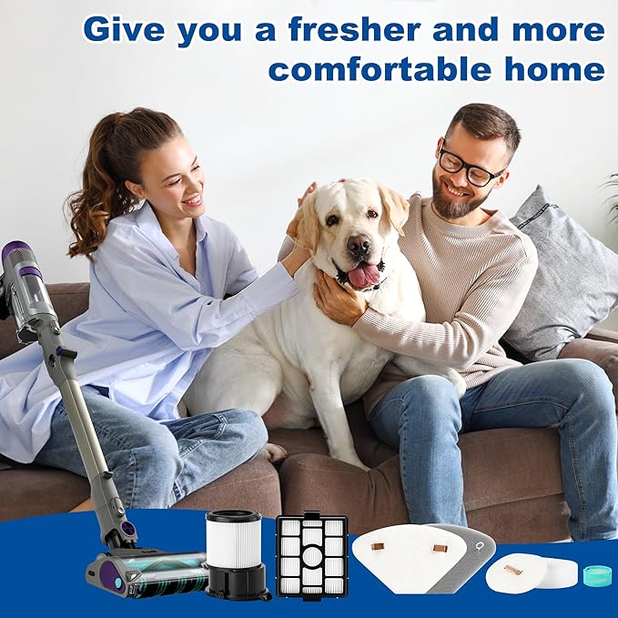 IP3251 IP3252 IP3124 HEPA Filter Replacement Compatible with Shark IP3251 Cordless PowerDetect Clean Empty Lightweight Stick Vacuum and Shark IP3251C PowerDetect Auto Empty System Dock (2 Pack)