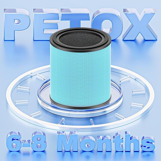 AP0601 Replacement Filter Compatible with AIRTOK AP0601 Air Purifier, 4-in-1 H13 True HEPA and High-Efficiency Activated Carbon Filter, AP0601-RF, 4 Pack