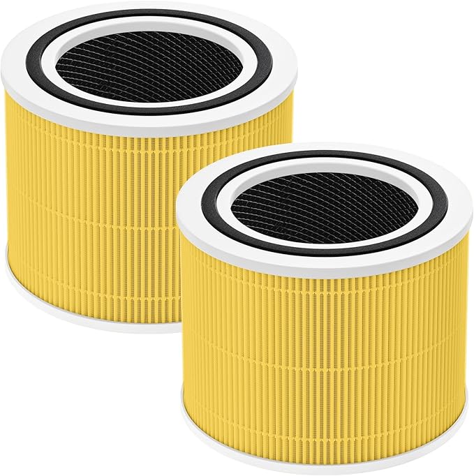 2 Pack Core 300 Replacement Filter for LEVOIT Core 300 and Core 300S Air Purifier, 3-in-1 Core 300 Pet Aller-gy Filter Efficiency Activated Carbon Filtration System, Core 300-RF-PA