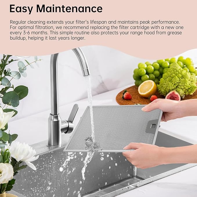 GE Range Hood Filter Replacement WB02X24871-3 Pack by oneket, 11-7/8"×9-7/8"×3/8" Metal Grease Filters, Compatible with GE JVW5361EJ1ES JVW5361EJ2ES JVW5361SJSS JVW5361BJ1TS