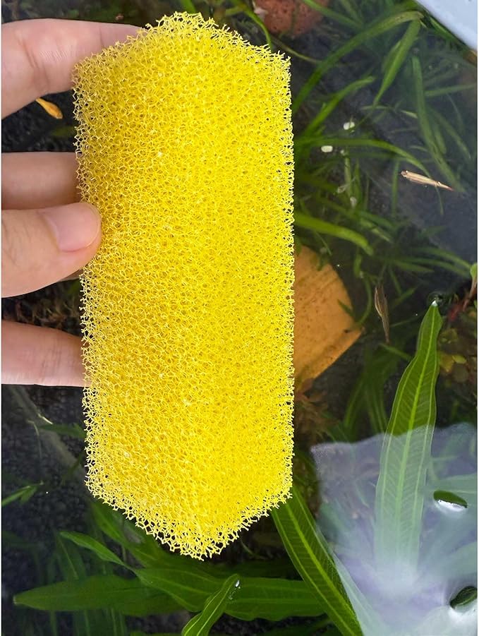 4PCS Replacement Aquarium Filter Sponge for 10W-130GPH Aquarium Filter, Aquarium Biochemical Sponges for Replacement