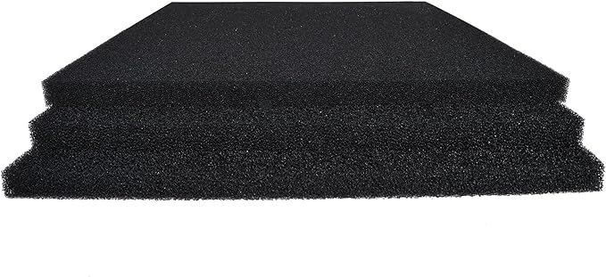 ALEGI Aquarium Sponge Filter Pad, Bio Filter Media Foam Sponges, Cut-to-Size Foam for Fish Tank (20"x20"x1" (35PPI))