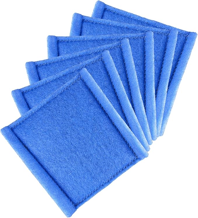 6 Pack Aquarium Filter Cartridges Replacement Filter Pad Compatible with Rite-Size C – Fits Marineland Penguin PRO 275/375 & Penguin 200/350 Power Filters