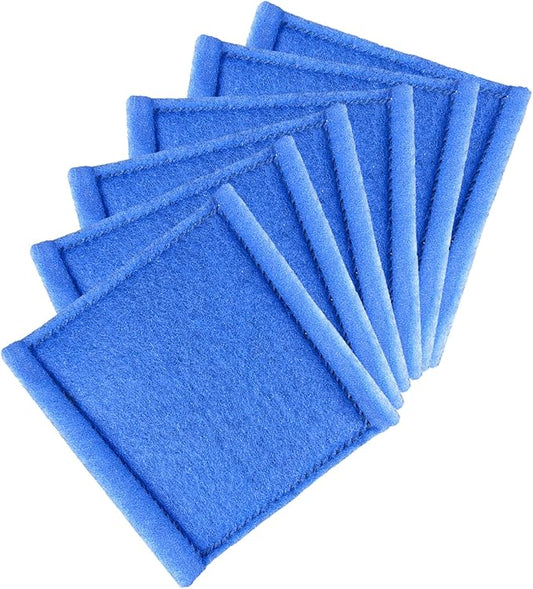 6 Pack Aquarium Filter Cartridges Replacement Filter Pad Compatible with Rite-Size C – Fits Marineland Penguin PRO 275/375 & Penguin 200/350 Power Filters