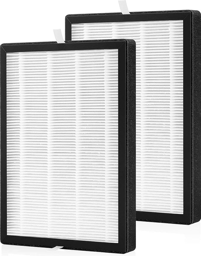 2-Pack GL-FS32 Replacement Filter, 3-in-1 H13 True HEPA Filtration Compatible with MOOKA®/KOIOS® GL-FS32 and Azeus® GL-FS32 Air Purifier