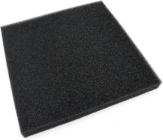 Aquarium Filter Bio Sponge Pad, Foam Sponges Filter Media, Cut fit it Filter Accessories for Fish Tanks and Ponds (18"x18"x1.6" (20PPI) 1 Pack)
