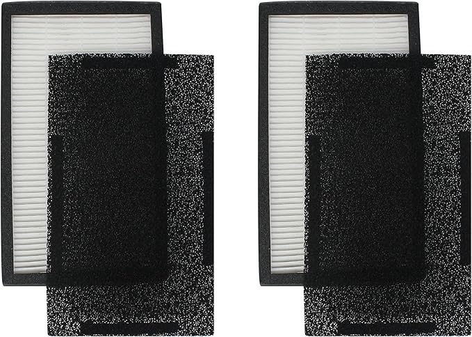 Fette Filter - True HEPA Filter Compatible with GermGuardian FLT4100 models AC4100/AC4150BL/AC4150BL Air Purifiers (Filter E)