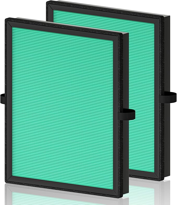 MK04 Air Filter Replacement for Aroeve MK04 MG04JH Air Purifier, 4-in-1 H13 True HEPA High-Efficiency Activated Carbon Filter, Standard Version (2 Pack)