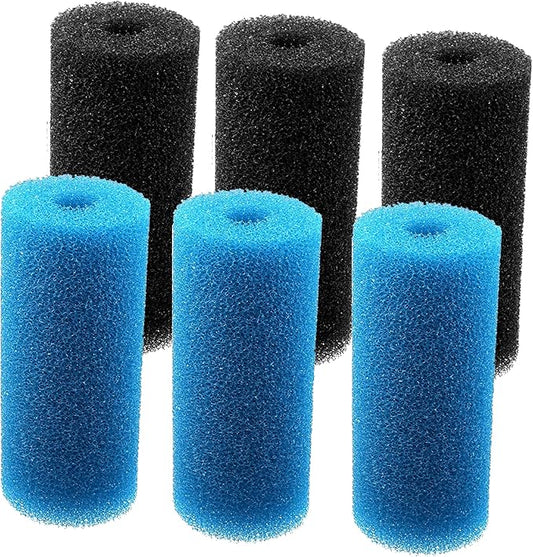 5.9″ Big Prefilter Foam Sponge Replacement Filtration Kit for Pond Aquarium Fish Tank Pad (6PCS)