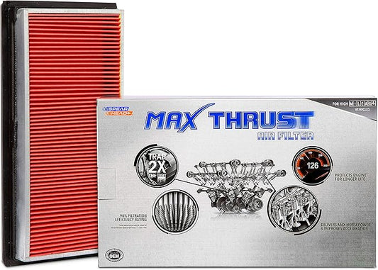 Spearhead MPG Defense Max Thrust Engine Air Filter For All Mileage Vehicles, Fits Like OEM, Restores MPG & Acceleration (MT-215)