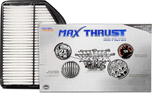 Spearhead MPG Defense Max Thrust Engine Air Filter For All Mileage Vehicles, Fits Like OEM, Restores MPG & Acceleration (MT-258)