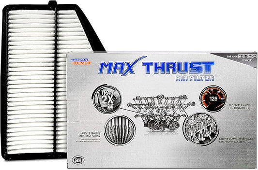 Spearhead MPG Defense Max Thrust Engine Air Filter For All Mileage Vehicles, Fits Like OEM, Restores MPG & Acceleration (MT-945)