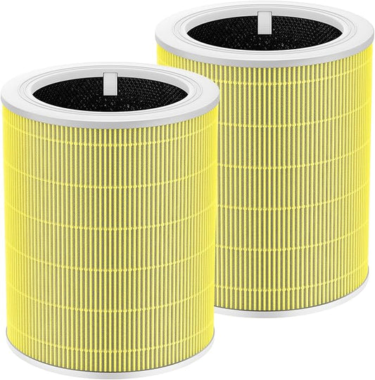 Core 600s Pet Replacement Filter Compatible with LEVOIT Core 600S Air Purifier, 3-in-1 Filtration Filter and Activated Carbon 600s Filters, Core 600S-P, Core 600S-RF-PA, 2 Pack