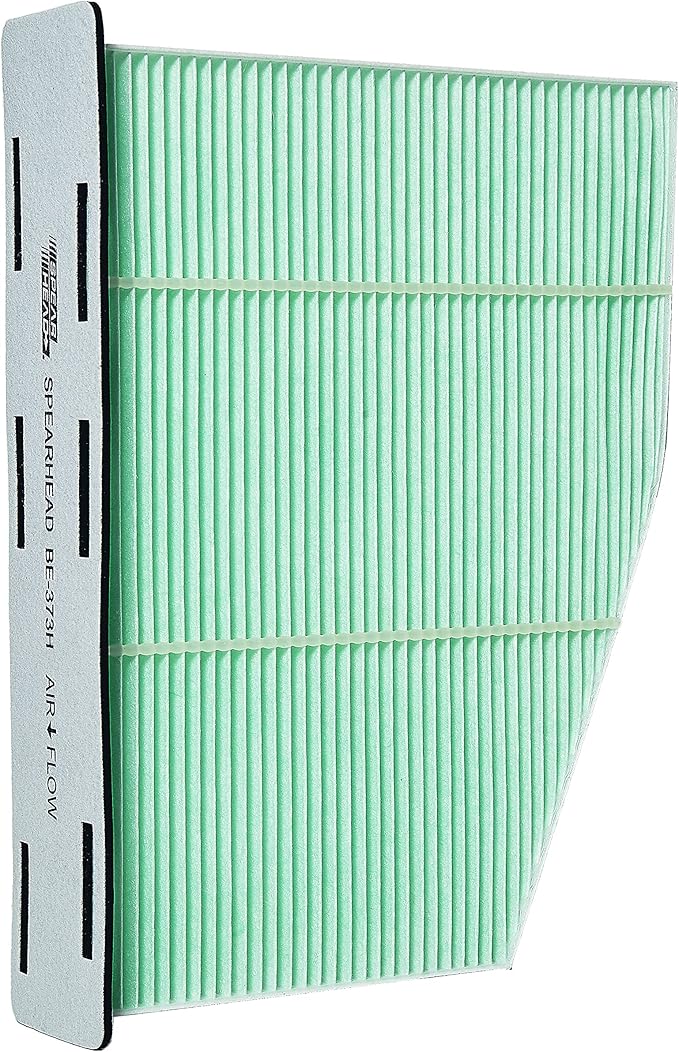 Spearhead HEPA Breathe Easy Cabin Filter, Up to 99.97% Filtration of 0.3 Micron Particles w/No Airflow Reduction (BE-373H)