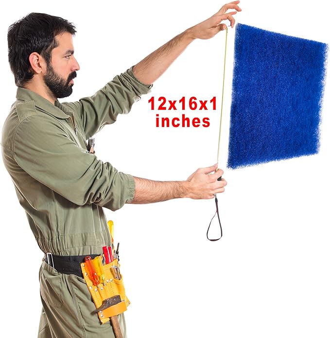 Vega AC Air Furnace Filters - Cut to Fit - Washable (12x16x1, 2 Pack)