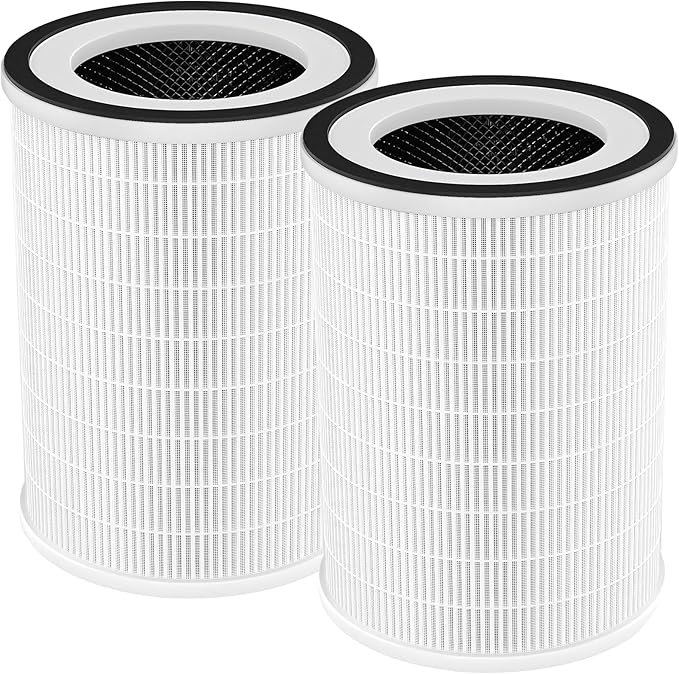 2 Pack H13 True HEPA Replacement Filters for Afloia KILO, KILOPLUS, KILOPRO, MIRO, MIRO PRO and MORENTO MR-Kilo, Kalo Air Purifier, 3-Stage High Efficiency Filtration System