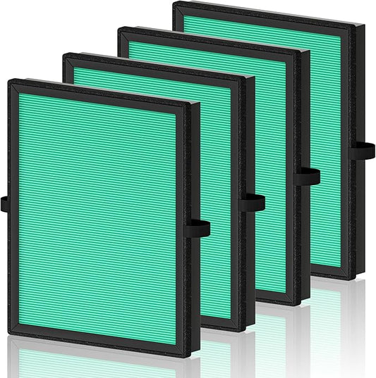 MK04 Air Filter Replacement for Aroeve MK04 MG04JH Air Purifier, 4-in-1 H13 True HEPA High-Efficiency Activated Carbon Filter, Pet Dander Version (4 Pack)