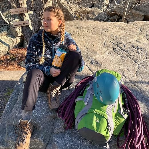 Epic Water Filters Nalgene OG Water Bottle with Filter, USA Made, BPA Free, Removes 99.99% Tap Water Contaminants, Forever Chemicals, Access Fund 23 Art, 32 oz