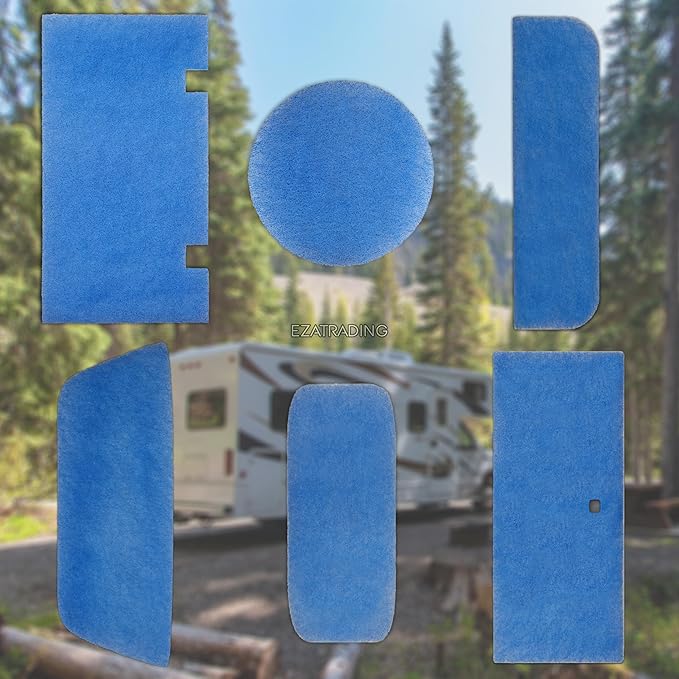 RV Air Conditioner Filter - 14" x 7.5" MERV 6, 2 Pack Compatible with Dometic Air Grille 3313107.103, 3105012.003, 3104928.019