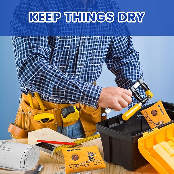 200G x 3PCS Rechargeable Desiccant Packs for Storage, Reusable Dehumidifier Bags Color Indicating Silica Gel Desiccant Packets Moisture Absorbers for Safe Luggage 3D Filaments Electronics