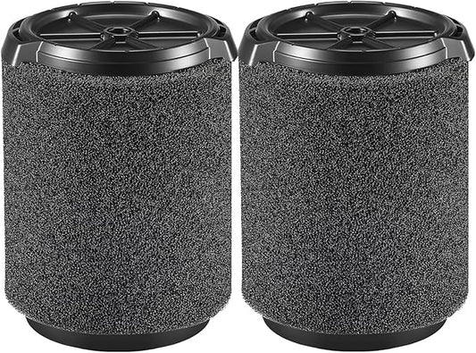 2 Pack VF7000 Replacement Filter for Ridgid Shop Vac, Compatible with Ridgid 5-20 Gallon and Husky 6-9 Gallon Wet/Dry Vacuum Cleaners Replacement Filters, Foam Wet Application Filter