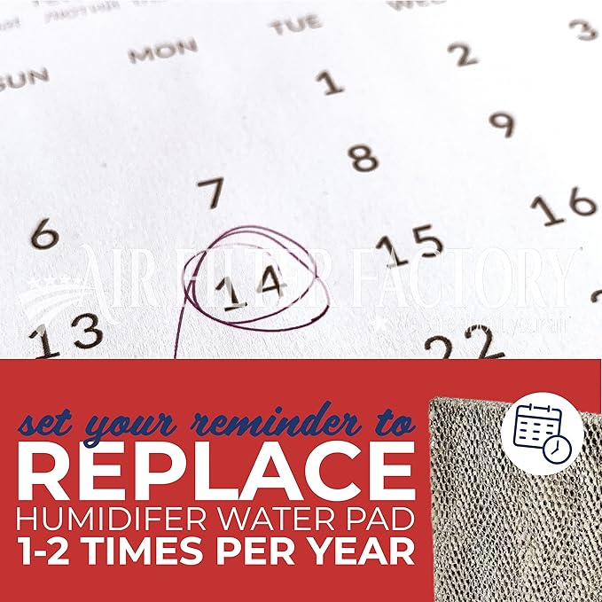 Air Filter Factory Replacement For 700, 760, 760A, 768 Aprilaire Humidifier Water Pad Filter 2-Pack