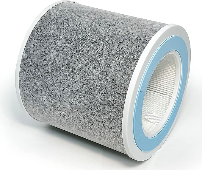 Nispira HC452 HP102 Replacement Filter For Shark NanoSeal Air Purifier HP102PET, HP100, HP105 HC450, HC451, HC455, UA455 3-in-1 True HEPA Activated Carbon Part HE1FKPET, 3 Packs