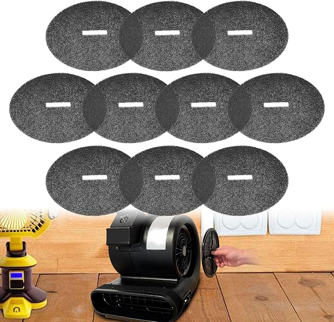10-Pack Replacement Filters Compatible with B-Air Pet Dryer Airmovers GP-1, GP-1-F Grizzly, for Use by Pet Groomers and Kennels