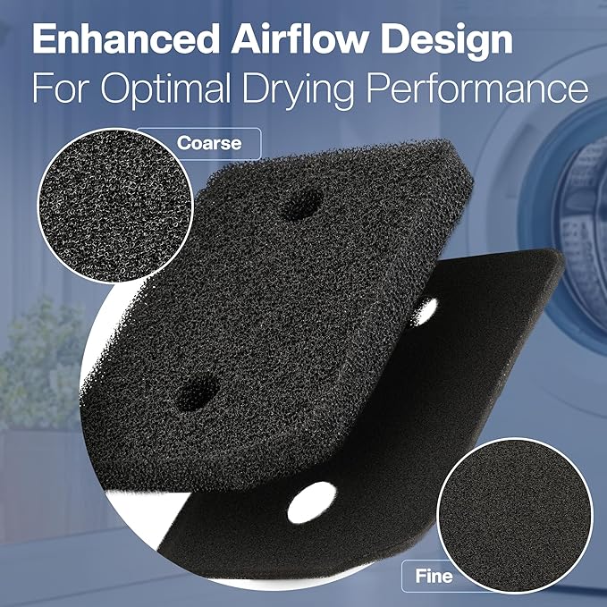 2 Plinth Filter for Miele Dryer T1 [9164761] Replacement