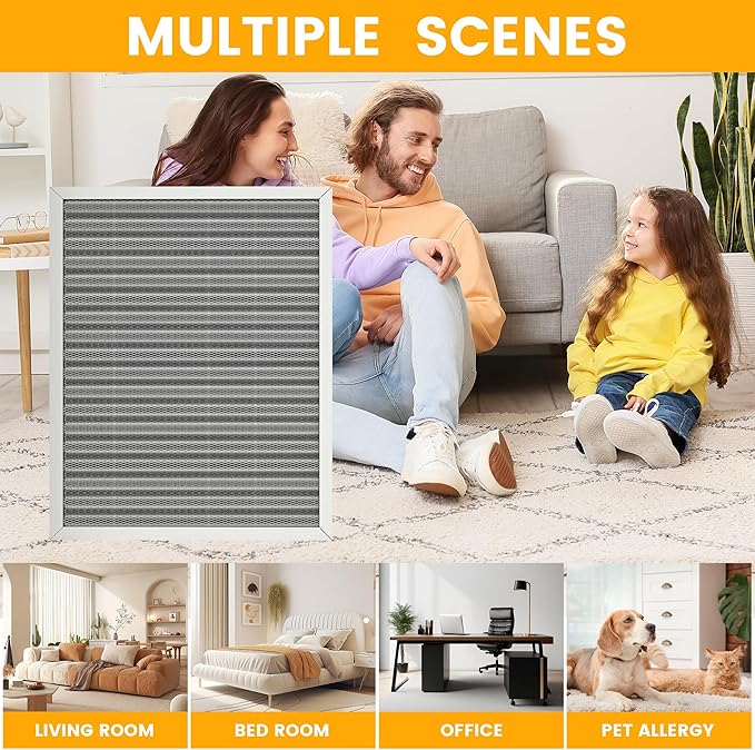 16x20x1 HVAC Furnace Air Filter, Lasts a Lifetime, Washable, Merv 8, the Last HVAC Filter You Will Ever Buy, Breathe Safely at Home or in the Office