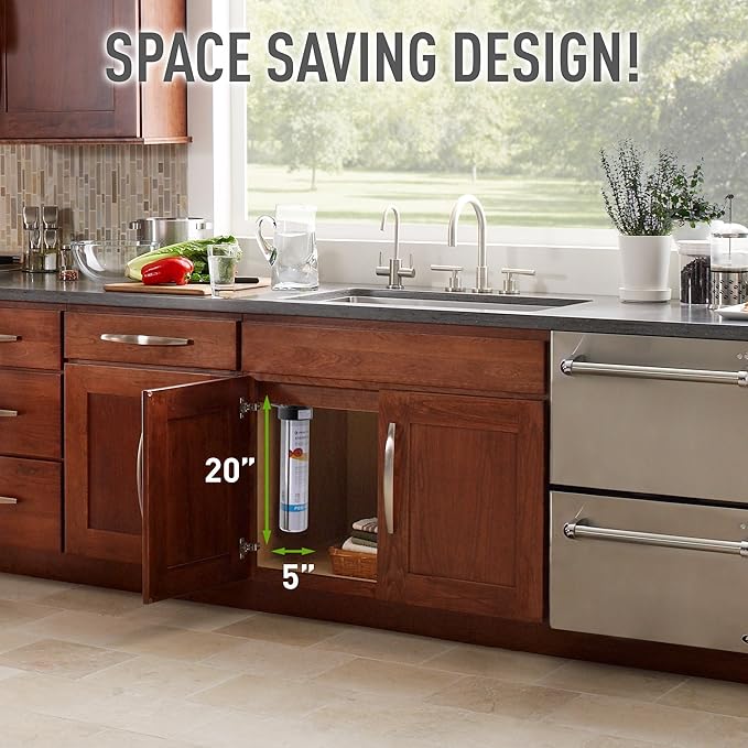 Pentair Everpure PBS-400 Quick-Change Filter Cartridge, EV927086, For Use In Everpure PBS-400 Drinking Water System, 3,000 Gallon Capacity, 0.5 Micron