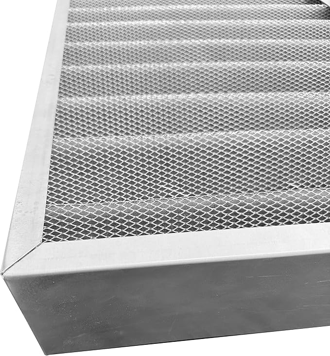 | Merv 8 | Washable Furnace Filter | Lifetime HVAC & Furnace Air Filter | Washable | Superior particle-holding Ability | Premium Quality Aluminum | (20x25x4 (4 3/8” depth))