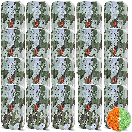 40 Gram Gun Safe Dehumidifier Camouflage, Rechargeable Desiccant Canister Dehumidifier Bags, Reusable Silica Gel Packets Moisture Absorbers for Car, Bathroom, Basement [20 Pack]