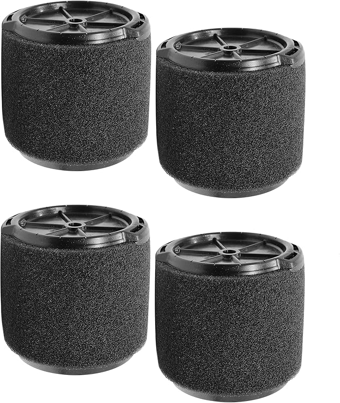 4 Pack VF3700 Filter Compatible with Ridgid Vac 3-4.5 Gallon Vacuum Cleaners, Wet Application Foam Filter Fit WS0301VA WS0400DE WS14045