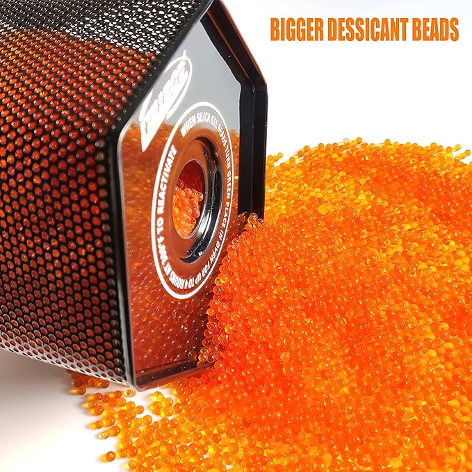 Gun Safe Dehumidifier, Moisture Absorbers for Safe, Storage, Closets & Cabinets, FULLBOW 750G Silica Gel Desiccant Dehumidifier (2 Units)