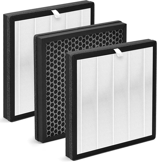 3-Pack G3 H13 HEPA Filter Replacement Compatible with AMEIFU Air Purifier Replacement Filter for AMEIFU Air Purifier G3 Sferf-30 FXAP2W and Vewior Air Purifier Filter Replacement A3, Tailulu HQZZ-260