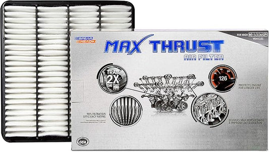 Spearhead MPG Defense Max Thrust Engine Air Filter For All Mileage Vehicles, Fits Like OEM, Restores MPG & Acceleration (MT-343)