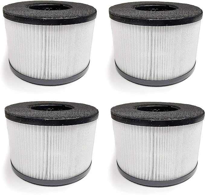 Nispira True HEPA Replacement Filter for Himox Air Purifier Model AP01 H01. 4 Packs