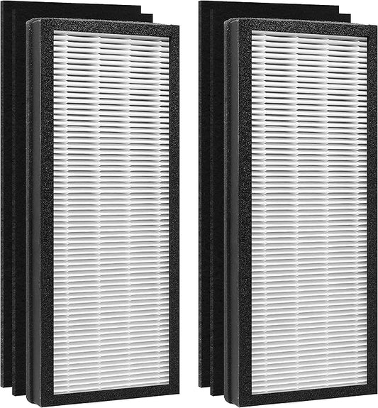 VEVA 8000 Replacement Filter, Compatible with VEVA 8000 Elite Pro Series Air Purifier, 2 HEPA Filters + 4 Pre-Filters