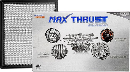 Spearhead MPG Defense Max Thrust Engine Air Filter For All Mileage Vehicles, Fits Like OEM, Restores MPG & Acceleration (MT-755)