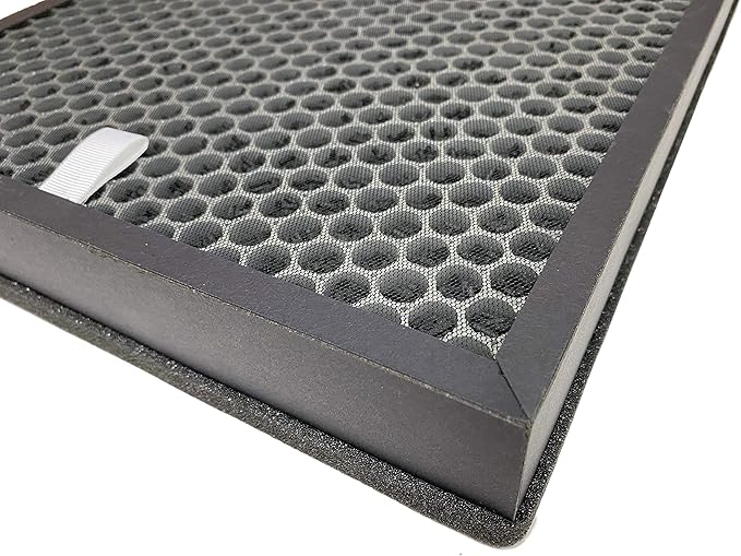 Nispira Filter Replacement for Rabbit BioGS 2.0 Ultra Quiet Air Purifier Model SPA-550A and SPA-625A True HEPA Activated Carbon Pre Filter Kit Set, 3 Packs