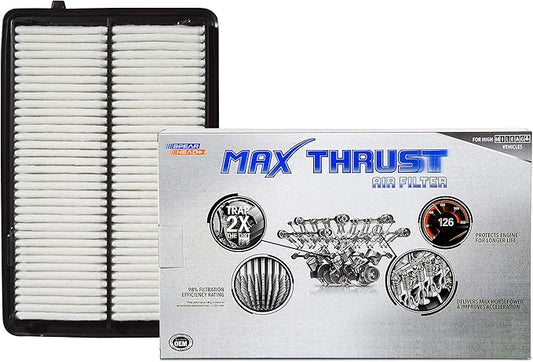 Spearhead MPG Defense Max Thrust Engine Air Filter For All Mileage Vehicles, Fits Like OEM, Restores MPG & Acceleration (MT-413)