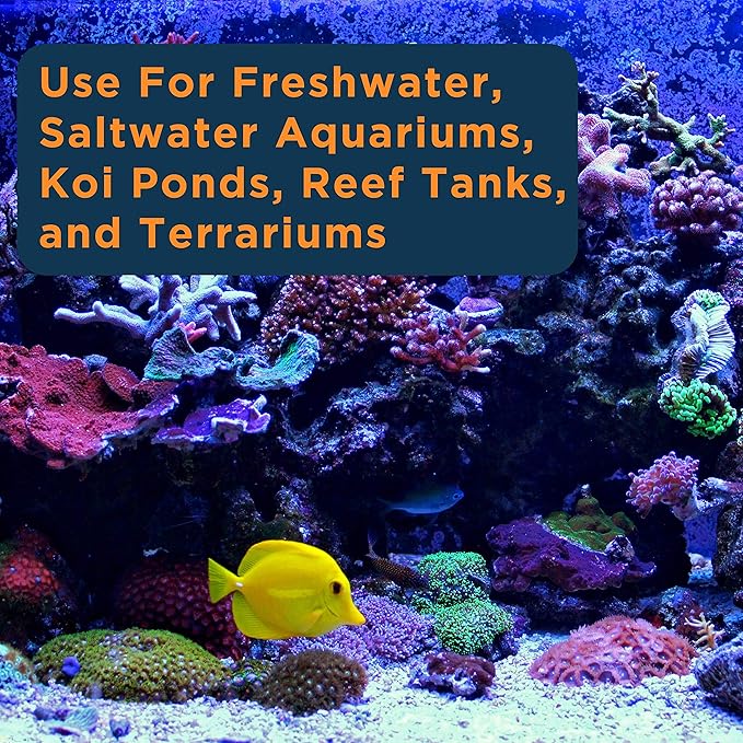 Premium Dual Density Aquarium Filter Pad Roll, Cut to Fit 12" by 72" Filtration Media for Freshwater, Saltwater Aquariums, Koi Ponds, Fish Reef Tank, Terrariums - Crystal Clear Water