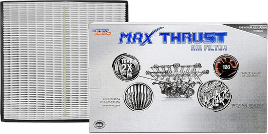 Spearhead MPG Defense Max Thrust Engine Air Filter For All Mileage Vehicles, Fits Like OEM, Restores MPG & Acceleration (MT-295)