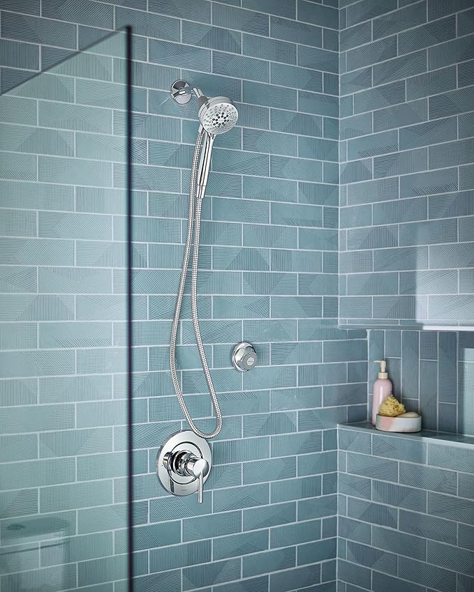 Moen Engage Magnetix Chrome 3.5-Inch Six-Function Detachable Handheld Showerhead with Magnetic Docking System, 26100