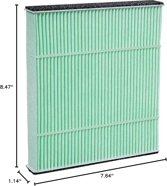 Spearhead HEPA Breathe Easy Cabin Filter, Up to 99.97% Filtration of 0.3 Micron Particles w/No Airflow Reduction (BE-285H)
